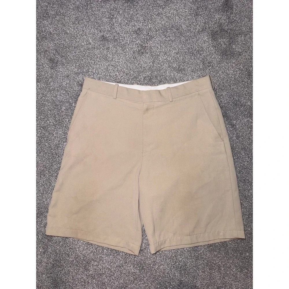 Walter Hagen Men's Khaki Chino Golf Athletic Performance Shorts‎ W34